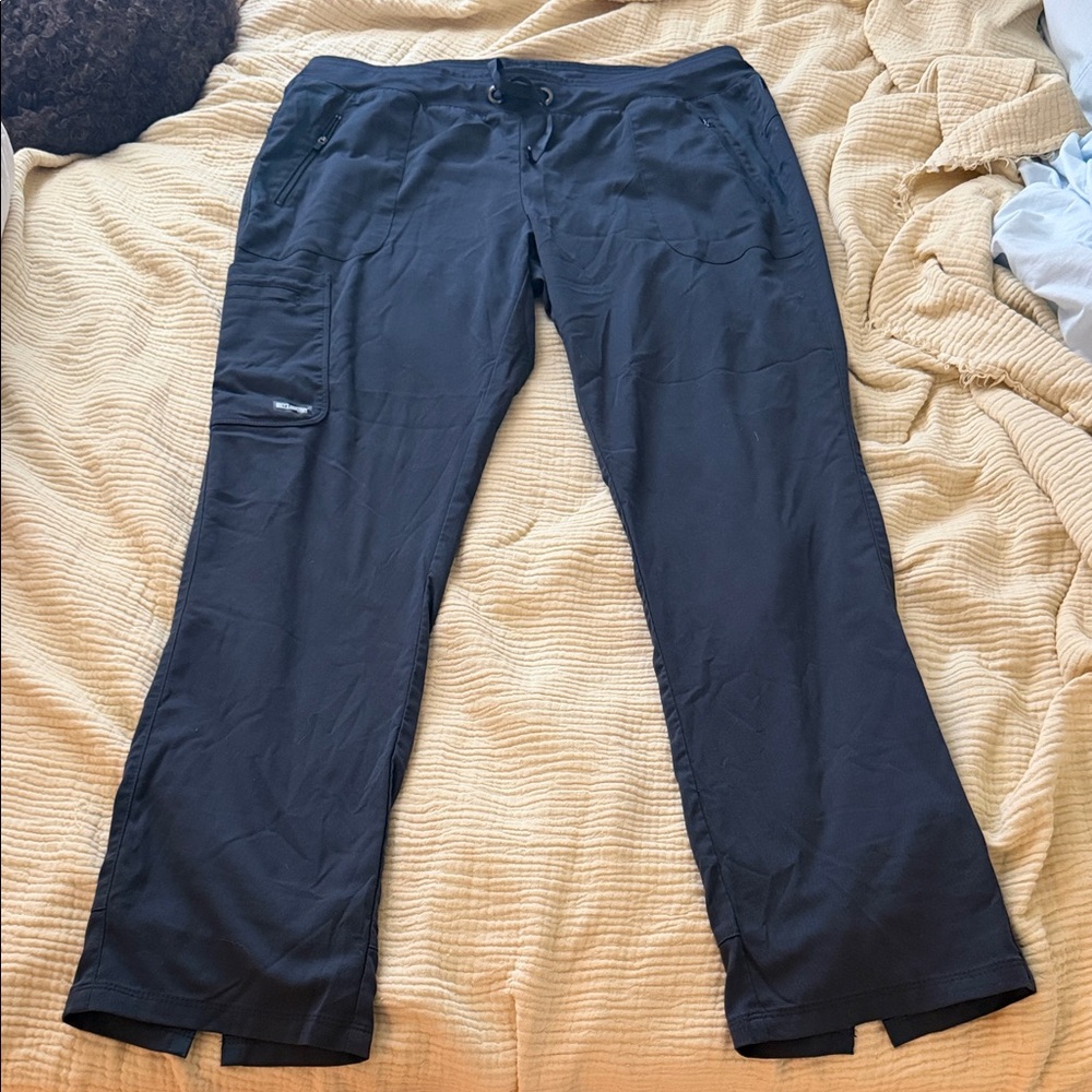 Grey's Anatomy Charcoal Grey Scrub Pants with Impact Label